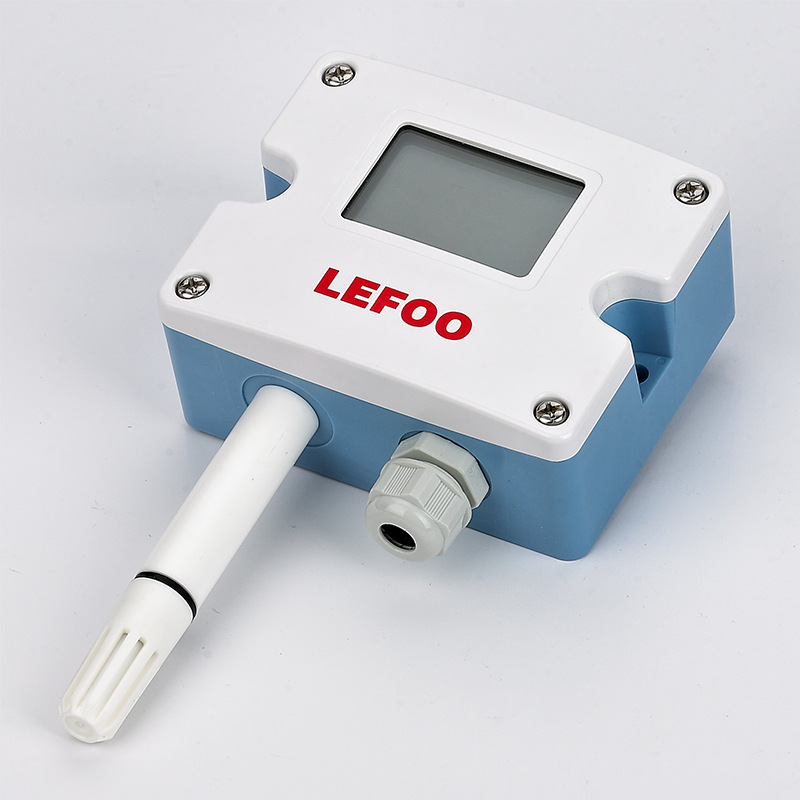 4-20mA Temperature and humidity sensor with PLC Realize Temperature control